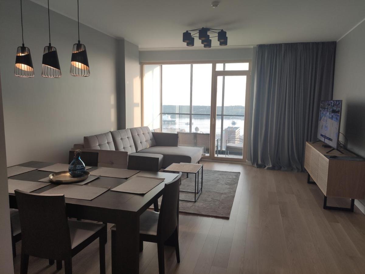 Sea Gate Apartment 20Th Floor Klaipeda Bagian luar foto