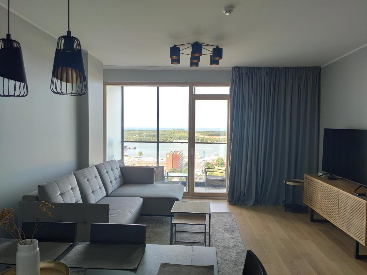 Sea Gate Apartment 20Th Floor Klaipeda Bagian luar foto