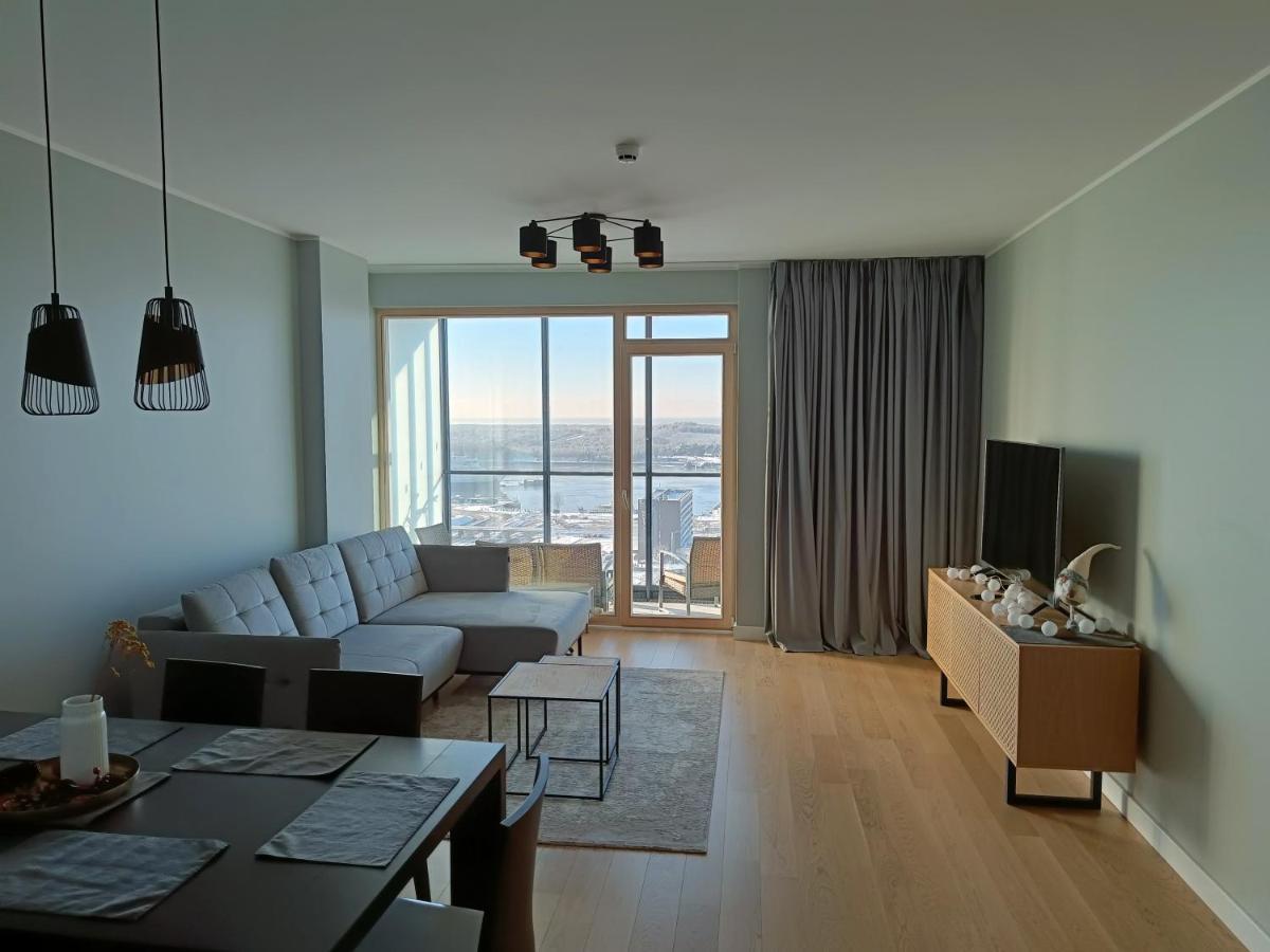 Sea Gate Apartment 20Th Floor Klaipeda Bagian luar foto