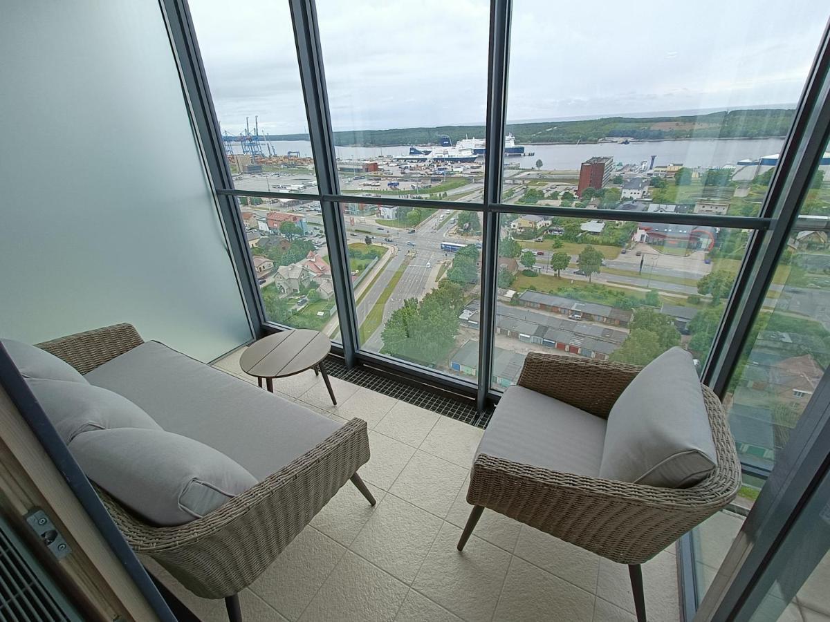 Sea Gate Apartment 20Th Floor Klaipeda Bagian luar foto